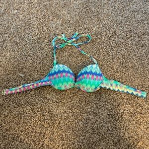 Push-up bikini top - size XS